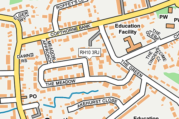 RH10 3RJ map - OS OpenMap – Local (Ordnance Survey) RH10 3RJ map - OS OpenMap – Local (Ordnance Survey)