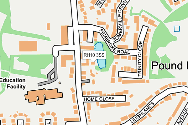 RH10 3SS map - OS OpenMap – Local (Ordnance Survey) RH10 3SS map - OS OpenMap – Local (Ordnance Survey)