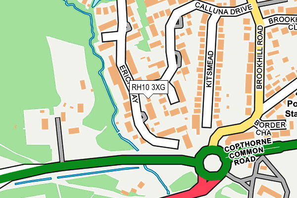 RH10 3XG map - OS OpenMap – Local (Ordnance Survey) RH10 3XG map - OS OpenMap – Local (Ordnance Survey)
