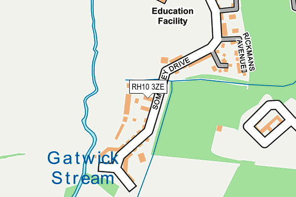 RH10 3ZE map - OS OpenMap – Local (Ordnance Survey) RH10 3ZE map - OS OpenMap – Local (Ordnance Survey)