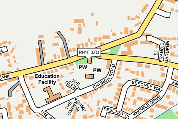 RH10 3ZQ map - OS OpenMap – Local (Ordnance Survey) RH10 3ZQ map - OS OpenMap – Local (Ordnance Survey)
