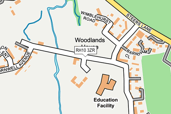 RH10 3ZR map - OS OpenMap – Local (Ordnance Survey) RH10 3ZR map - OS OpenMap – Local (Ordnance Survey)