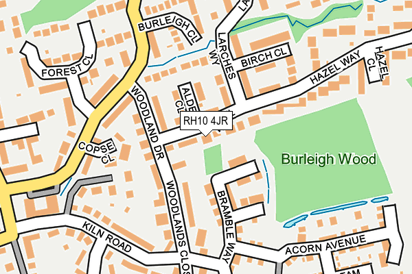 RH10 4JR map - OS OpenMap – Local (Ordnance Survey) RH10 4JR map - OS OpenMap – Local (Ordnance Survey)