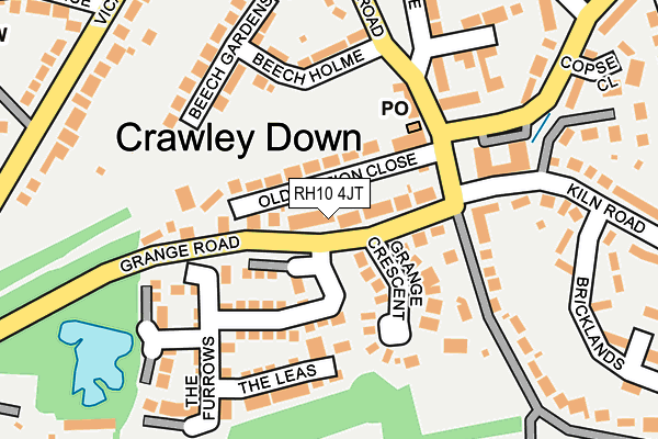 RH10 4JT map - OS OpenMap – Local (Ordnance Survey) RH10 4JT map - OS OpenMap – Local (Ordnance Survey)