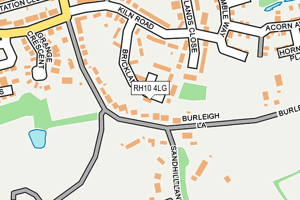 RH10 4LG map - OS OpenMap – Local (Ordnance Survey) RH10 4LG map - OS OpenMap – Local (Ordnance Survey)