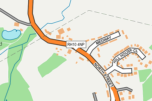 RH10 4NP map - OS OpenMap – Local (Ordnance Survey) RH10 4NP map - OS OpenMap – Local (Ordnance Survey)
