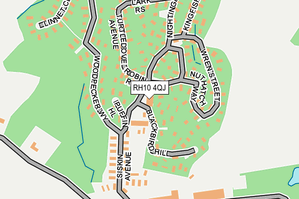 RH10 4QJ map - OS OpenMap – Local (Ordnance Survey) RH10 4QJ map - OS OpenMap – Local (Ordnance Survey)