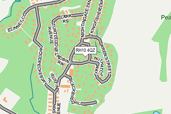 RH10 4QZ map - OS OpenMap – Local (Ordnance Survey) RH10 4QZ map - OS OpenMap – Local (Ordnance Survey)