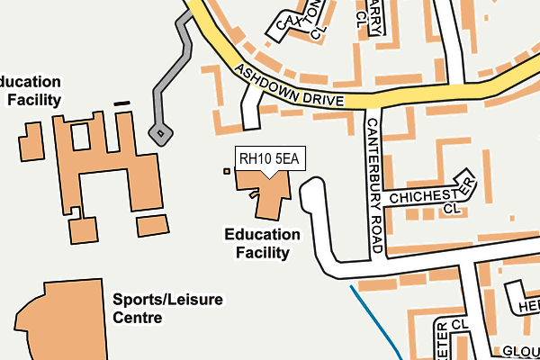 RH10 5EA map - OS OpenMap – Local (Ordnance Survey) RH10 5EA map - OS OpenMap – Local (Ordnance Survey)