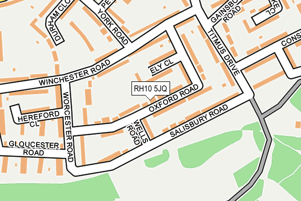 RH10 5JQ map - OS OpenMap – Local (Ordnance Survey) RH10 5JQ map - OS OpenMap – Local (Ordnance Survey)