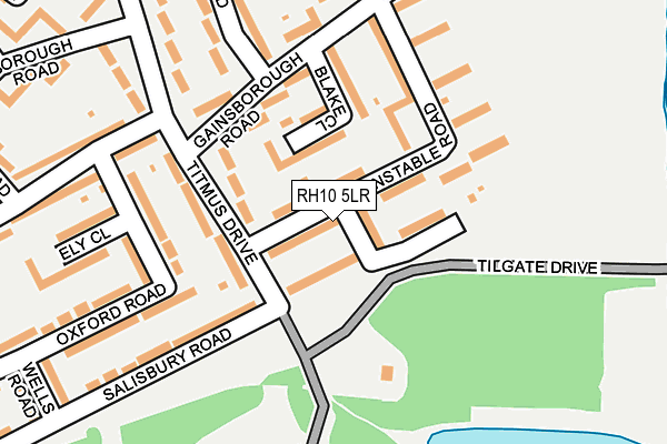 RH10 5LR map - OS OpenMap – Local (Ordnance Survey) RH10 5LR map - OS OpenMap – Local (Ordnance Survey)