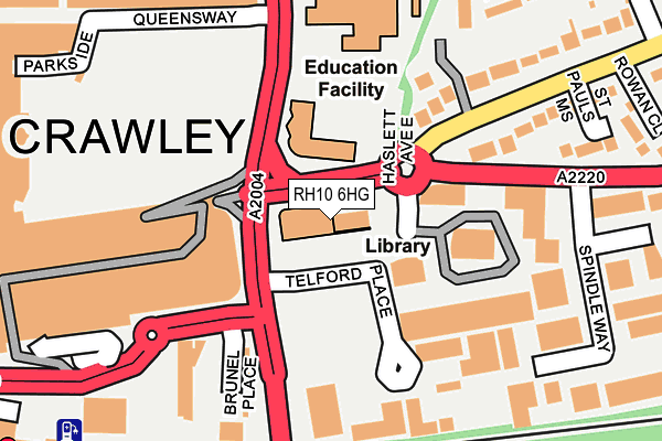 RH10 6HG map - OS OpenMap – Local (Ordnance Survey) RH10 6HG map - OS OpenMap – Local (Ordnance Survey)