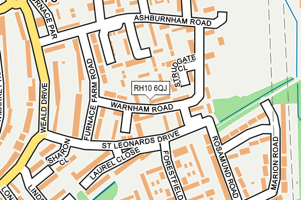 RH10 6QJ map - OS OpenMap – Local (Ordnance Survey) RH10 6QJ map - OS OpenMap – Local (Ordnance Survey)
