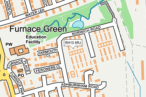 RH10 6RJ map - OS OpenMap – Local (Ordnance Survey) RH10 6RJ map - OS OpenMap – Local (Ordnance Survey)