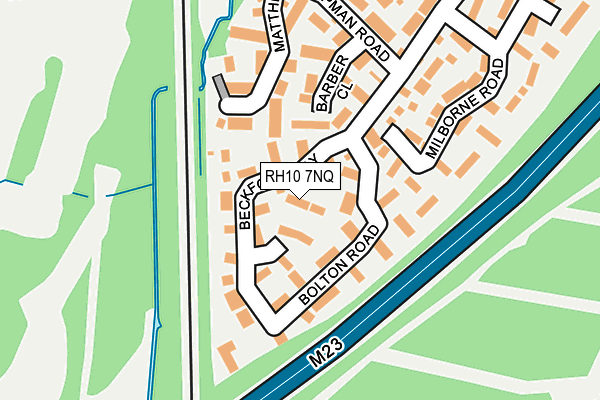 RH10 7NQ map - OS OpenMap – Local (Ordnance Survey) RH10 7NQ map - OS OpenMap – Local (Ordnance Survey)