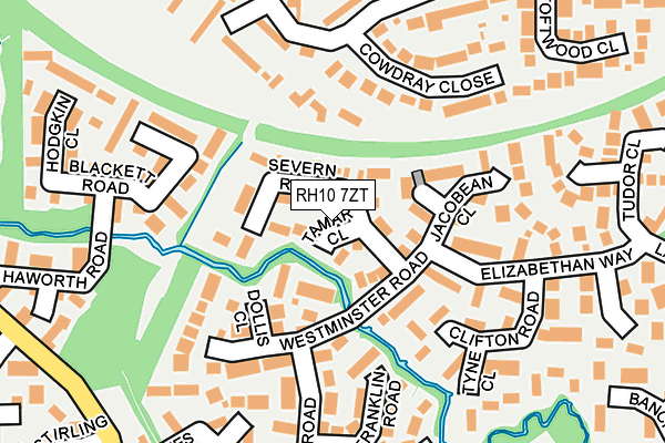 RH10 7ZT map - OS OpenMap – Local (Ordnance Survey) RH10 7ZT map - OS OpenMap – Local (Ordnance Survey)