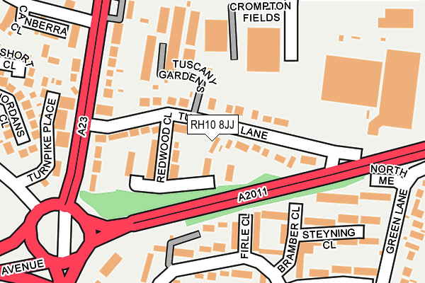 RH10 8JJ map - OS OpenMap – Local (Ordnance Survey) RH10 8JJ map - OS OpenMap – Local (Ordnance Survey)