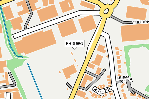 RH10 9BG map - OS OpenMap – Local (Ordnance Survey) RH10 9BG map - OS OpenMap – Local (Ordnance Survey)