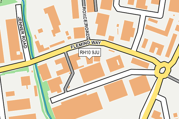 RH10 9JU map - OS OpenMap – Local (Ordnance Survey) RH10 9JU map - OS OpenMap – Local (Ordnance Survey)