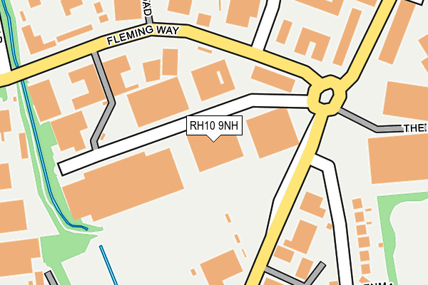 RH10 9NH map - OS OpenMap – Local (Ordnance Survey) RH10 9NH map - OS OpenMap – Local (Ordnance Survey)