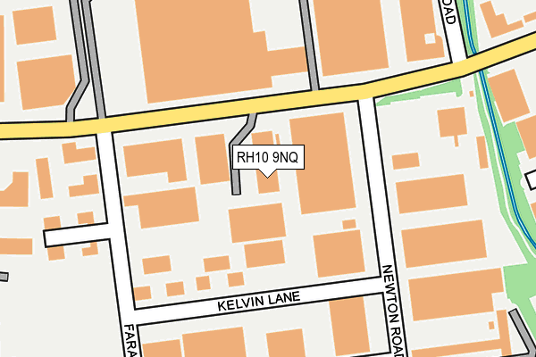 RH10 9NQ map - OS OpenMap – Local (Ordnance Survey) RH10 9NQ map - OS OpenMap – Local (Ordnance Survey)