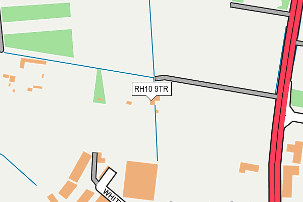 RH10 9TR map - OS OpenMap – Local (Ordnance Survey) RH10 9TR map - OS OpenMap – Local (Ordnance Survey)