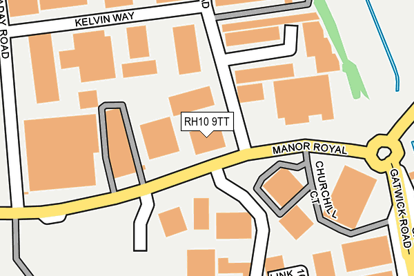 RH10 9TT map - OS OpenMap – Local (Ordnance Survey) RH10 9TT map - OS OpenMap – Local (Ordnance Survey)