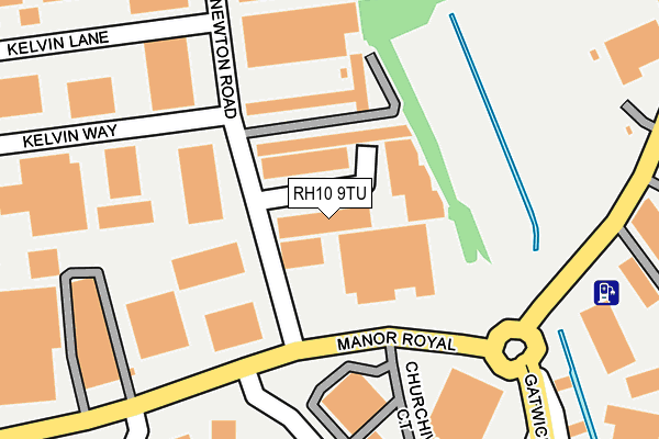 RH10 9TU map - OS OpenMap – Local (Ordnance Survey) RH10 9TU map - OS OpenMap – Local (Ordnance Survey)