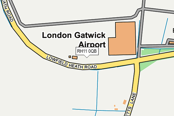Rh11 Postcode Map RH11 0QB maps, stats, and open data