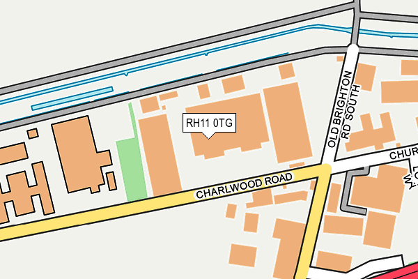 RH11 0TG map - OS OpenMap – Local (Ordnance Survey) RH11 0TG map - OS OpenMap – Local (Ordnance Survey)
