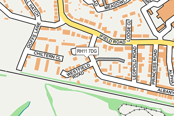 RH11 7DG map - OS OpenMap – Local (Ordnance Survey) RH11 7DG map - OS OpenMap – Local (Ordnance Survey)
