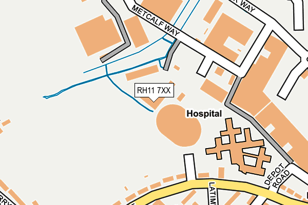 RH11 7XX map - OS OpenMap – Local (Ordnance Survey) RH11 7XX map - OS OpenMap – Local (Ordnance Survey)
