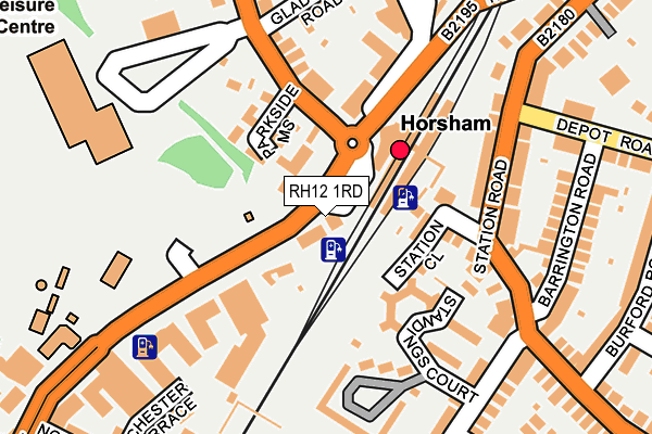 RH12 1RD map - OS OpenMap – Local (Ordnance Survey) RH12 1RD map - OS OpenMap – Local (Ordnance Survey)