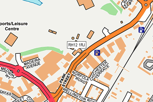 RH12 1RJ map - OS OpenMap – Local (Ordnance Survey) RH12 1RJ map - OS OpenMap – Local (Ordnance Survey)