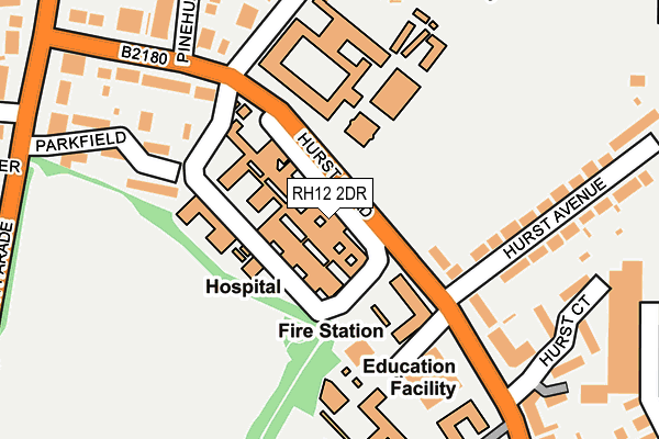 RH12 2DR map - OS OpenMap – Local (Ordnance Survey) RH12 2DR map - OS OpenMap – Local (Ordnance Survey)