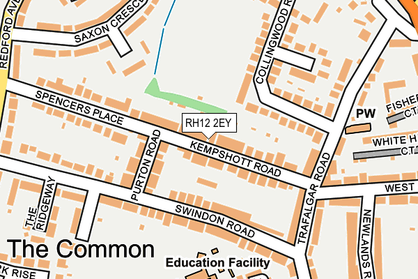 RH12 2EY map - OS OpenMap – Local (Ordnance Survey) RH12 2EY map - OS OpenMap – Local (Ordnance Survey)