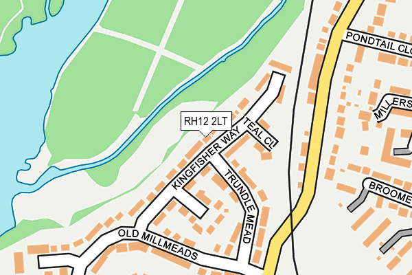 RH12 2LT map - OS OpenMap – Local (Ordnance Survey) RH12 2LT map - OS OpenMap – Local (Ordnance Survey)