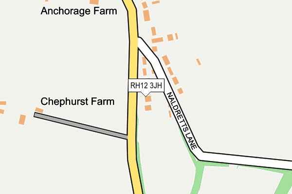 RH12 3JH map - OS OpenMap – Local (Ordnance Survey)