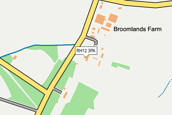 RH12 3PA map - OS OpenMap – Local (Ordnance Survey) RH12 3PA map - OS OpenMap – Local (Ordnance Survey)