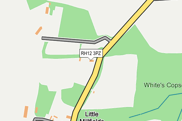 RH12 3PZ map - OS OpenMap – Local (Ordnance Survey) RH12 3PZ map - OS OpenMap – Local (Ordnance Survey)