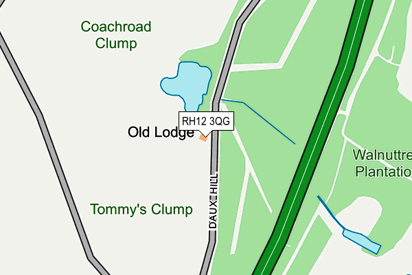 RH12 3QG map - OS OpenMap – Local (Ordnance Survey) RH12 3QG map - OS OpenMap – Local (Ordnance Survey)
