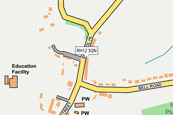 RH12 3QN map - OS OpenMap – Local (Ordnance Survey) RH12 3QN map - OS OpenMap – Local (Ordnance Survey)