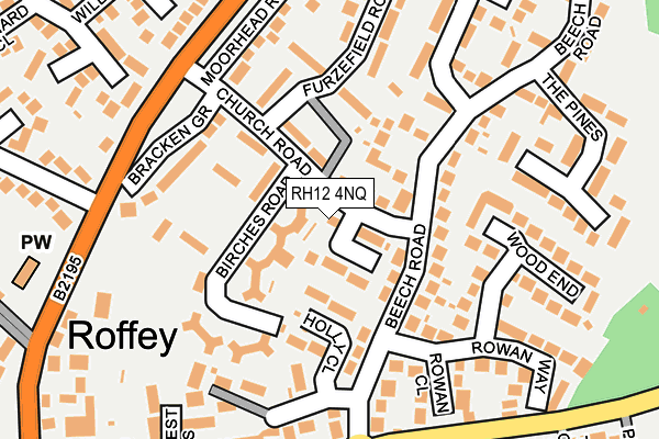 RH12 4NQ map - OS OpenMap – Local (Ordnance Survey) RH12 4NQ map - OS OpenMap – Local (Ordnance Survey)