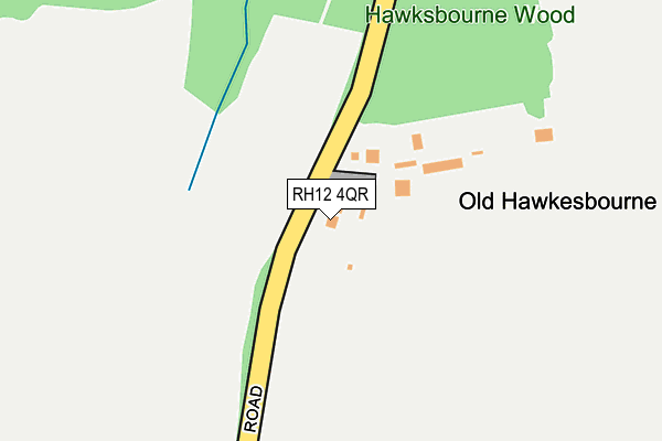 RH12 4QR map - OS OpenMap – Local (Ordnance Survey) RH12 4QR map - OS OpenMap – Local (Ordnance Survey)
