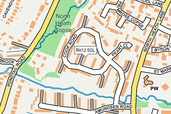 RH12 5GL map - OS OpenMap – Local (Ordnance Survey) RH12 5GL map - OS OpenMap – Local (Ordnance Survey)