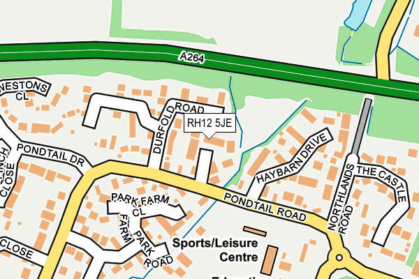 RH12 5JE map - OS OpenMap – Local (Ordnance Survey) RH12 5JE map - OS OpenMap – Local (Ordnance Survey)