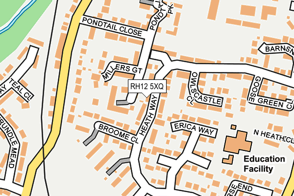 RH12 5XQ map - OS OpenMap – Local (Ordnance Survey) RH12 5XQ map - OS OpenMap – Local (Ordnance Survey)