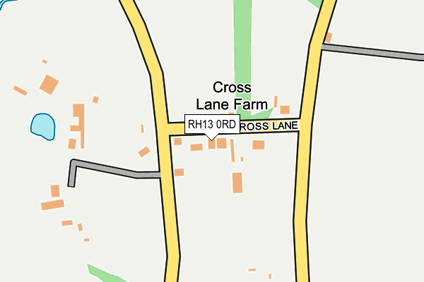 RH13 0RD map - OS OpenMap – Local (Ordnance Survey) RH13 0RD map - OS OpenMap – Local (Ordnance Survey)
