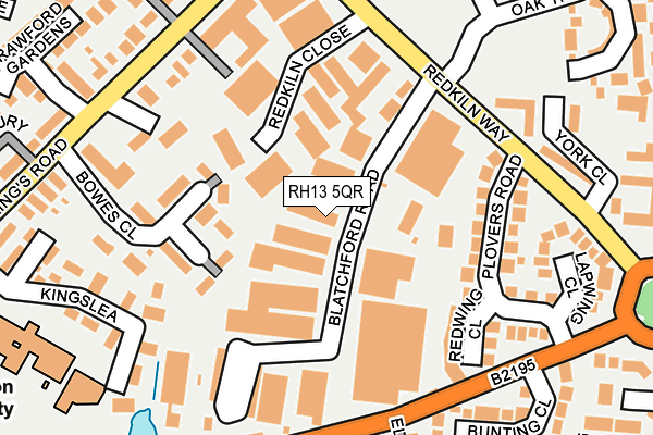 RH13 5QR map - OS OpenMap – Local (Ordnance Survey) RH13 5QR map - OS OpenMap – Local (Ordnance Survey)