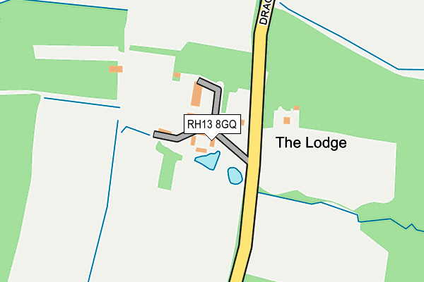 RH13 8GQ map - OS OpenMap – Local (Ordnance Survey) RH13 8GQ map - OS OpenMap – Local (Ordnance Survey)